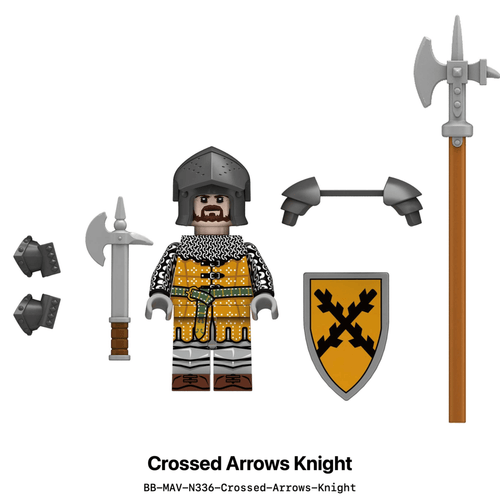 Crossed Arrows Knight Minifigure - Brick BrosMinifigures