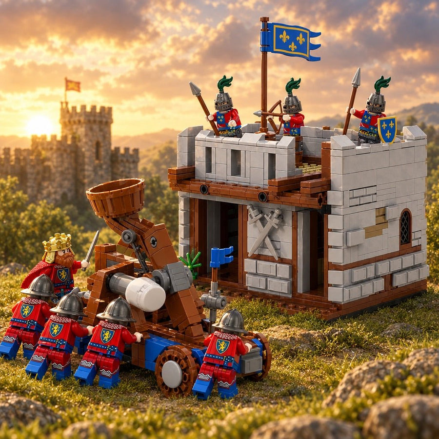 Stronghold Battle Pack knights and castle stronghold