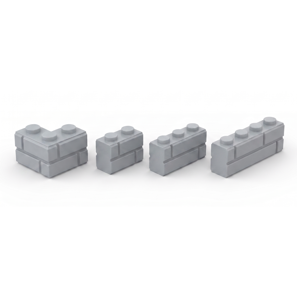Masonry Style Bricks, Light Gray
