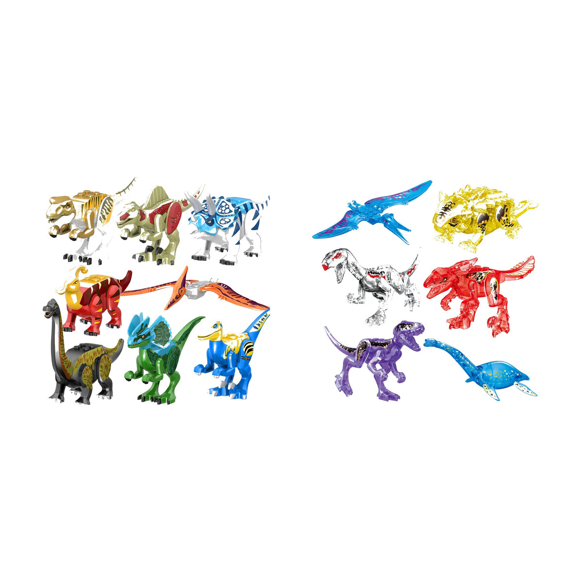 Small Dinosaur Figure Set Collection III group