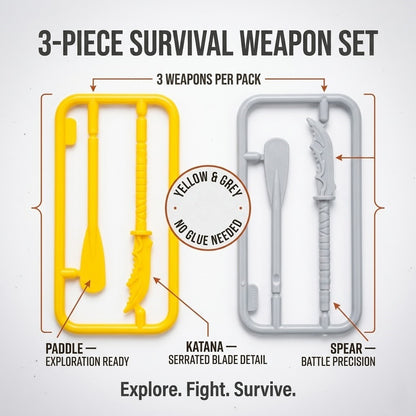 Survival Weapon Pack Accessory Minifigure