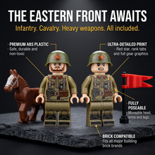WWII Soviet Infantry Mega Set — 12 Soldiers