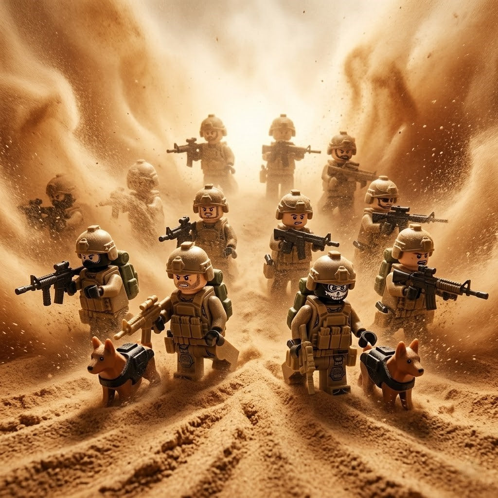 Desert Special Forces 12-Figure Mega Set