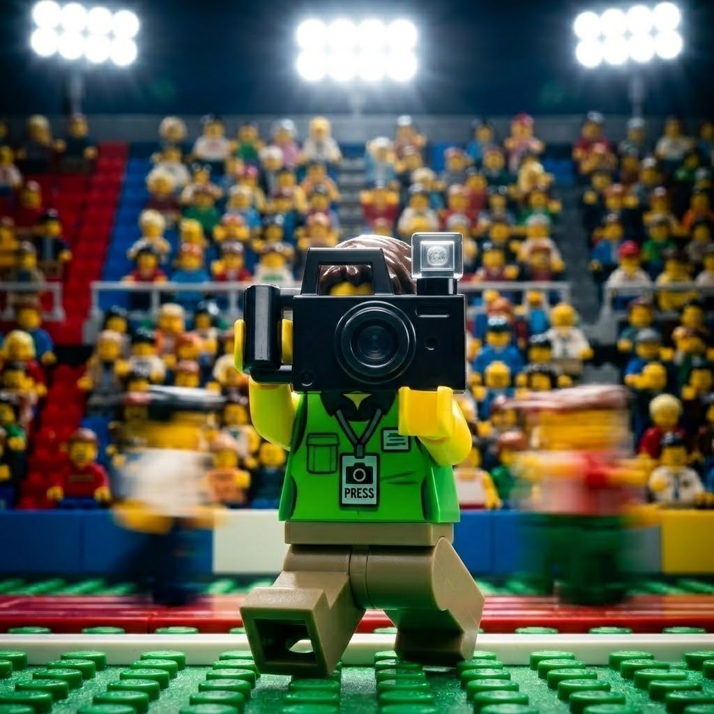 BrickBros DSLR Camera Minifigure Accessory