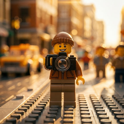 BrickBros DSLR Camera Minifigure Accessory