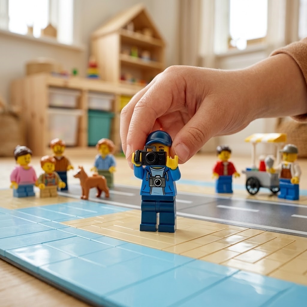 BrickBros DSLR Camera Minifigure Accessory