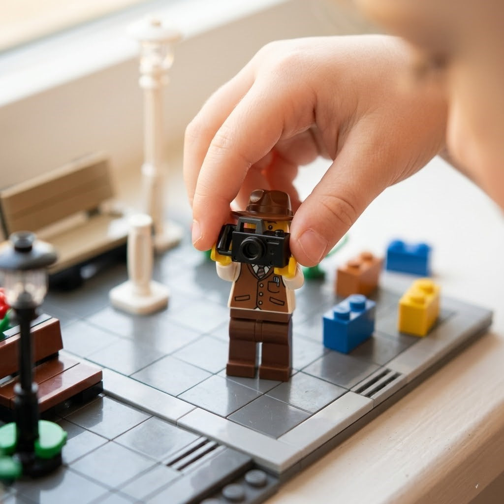 BrickBros DSLR Camera Minifigure Accessory