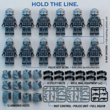 Grey Police Tactical Unit 12-Pack