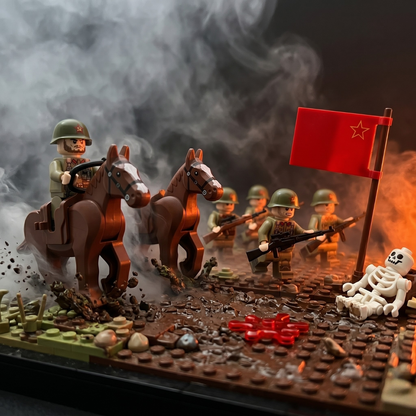 WWII Soviet Infantry Mega Set — 12 Soldiers