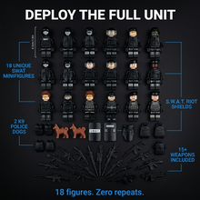 SWAT Police Minifigures Set — 18 Soldiers
