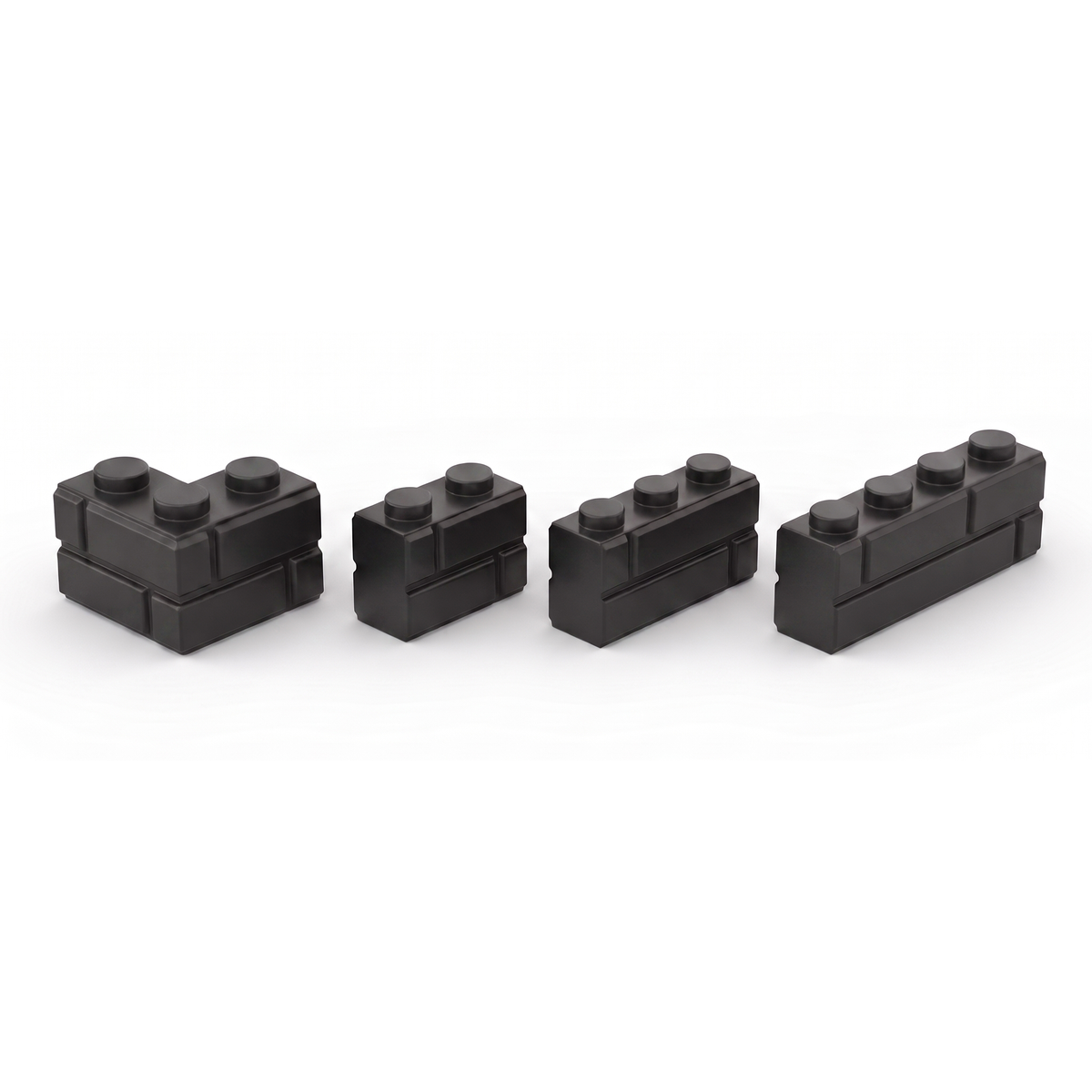 Masonry Style Bricks, Black