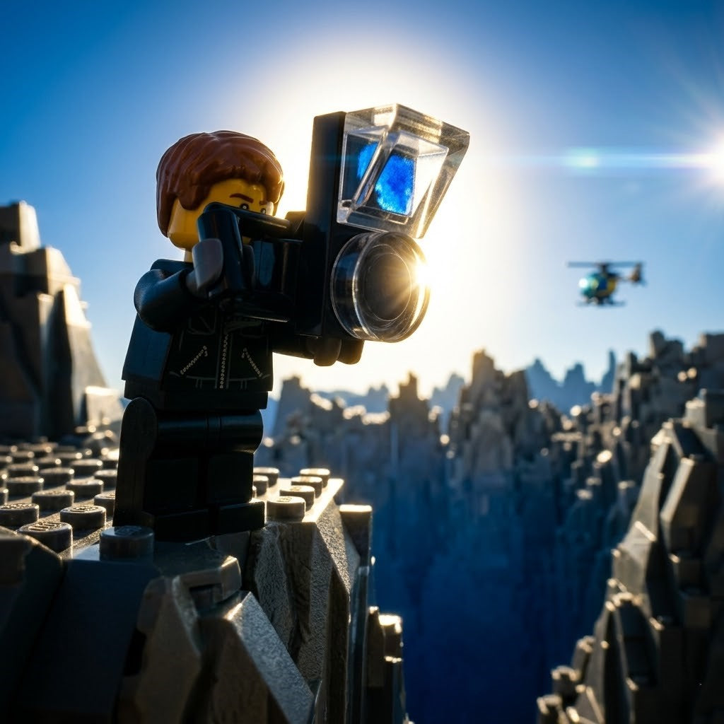 BrickBros Professional Video Camera Minifigure Accessory