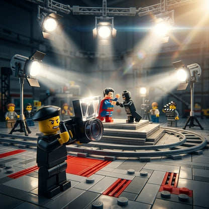 BrickBros Professional Video Camera Minifigure Accessory