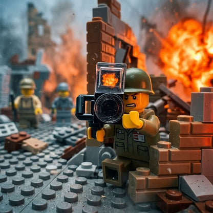 BrickBros Professional Video Camera Minifigure Accessory