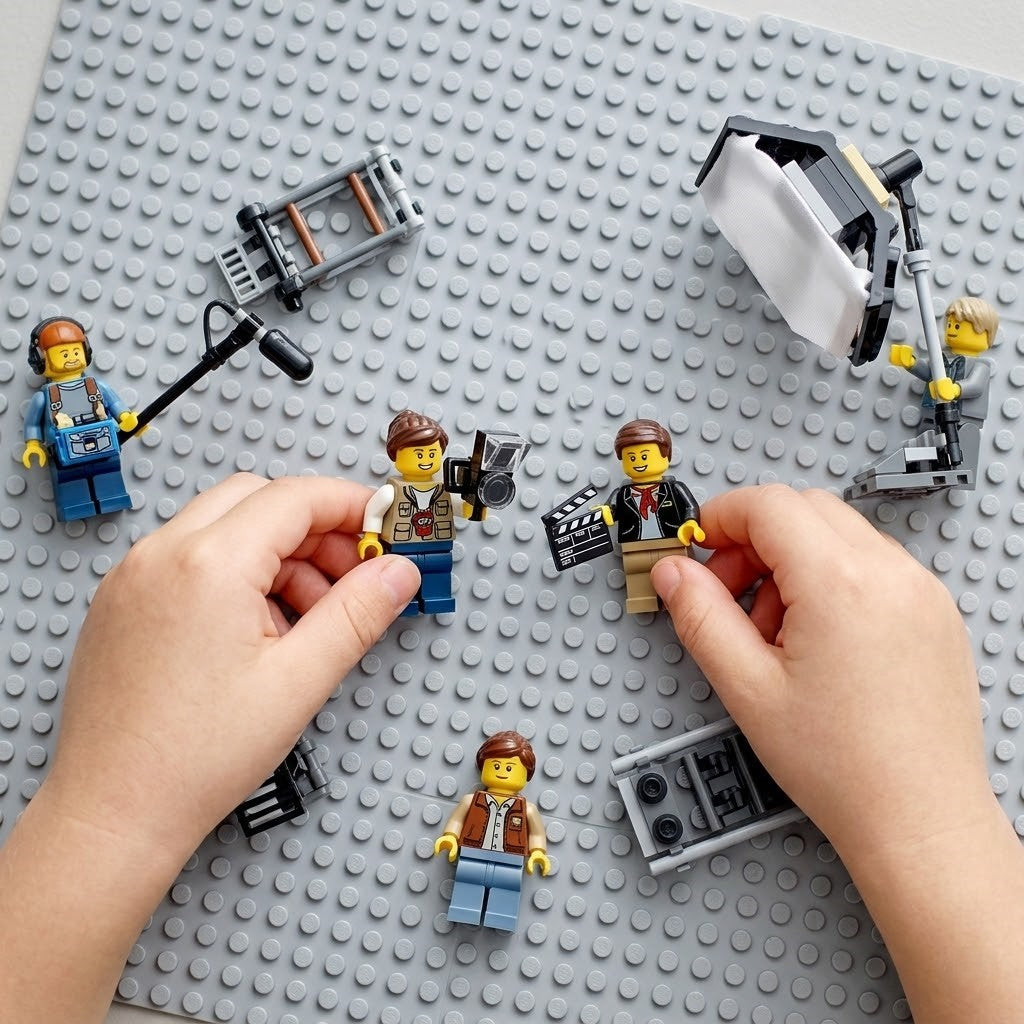 BrickBros Professional Video Camera Minifigure Accessory