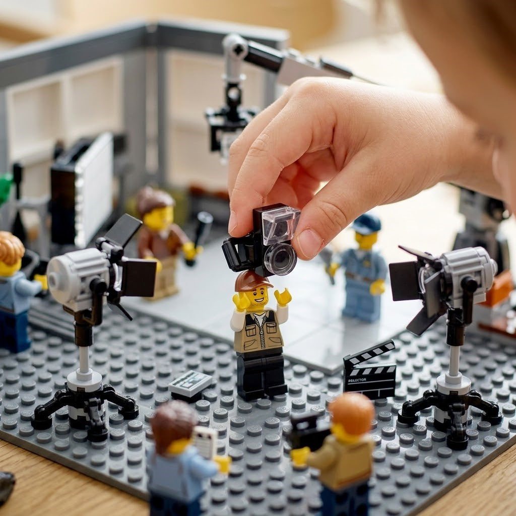 BrickBros Professional Video Camera Minifigure Accessory