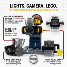 BrickBros Professional Video Camera Minifigure Accessory