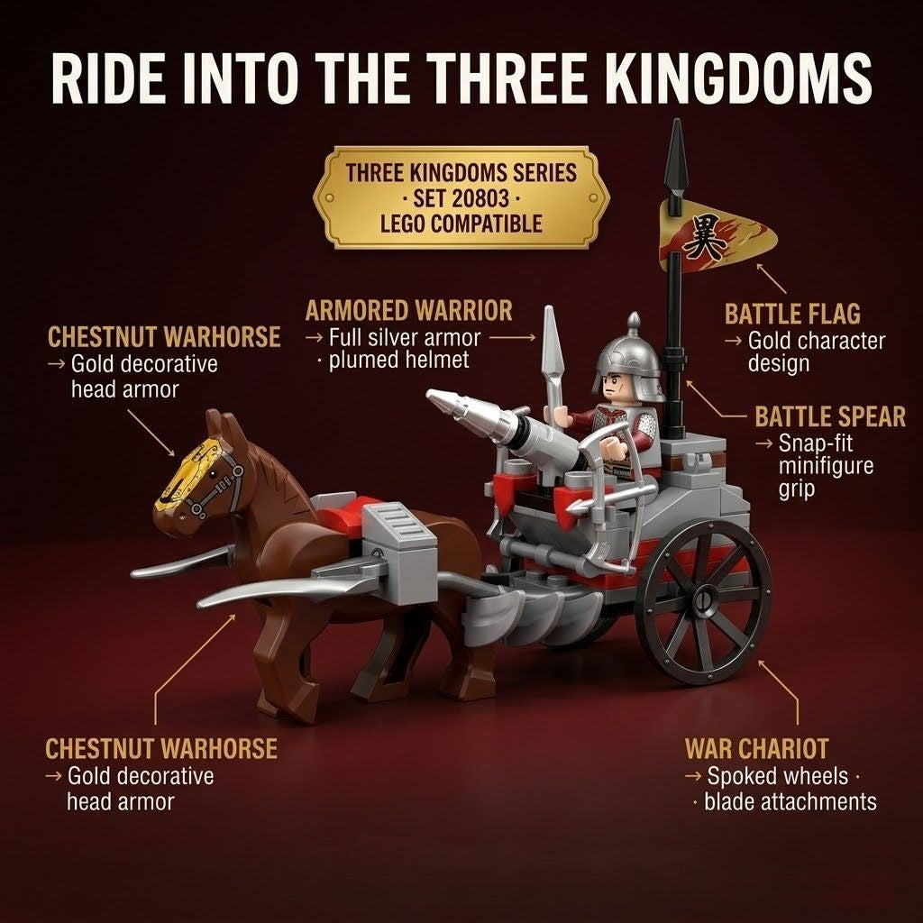 Ancient Chinese War Chariot Building Set