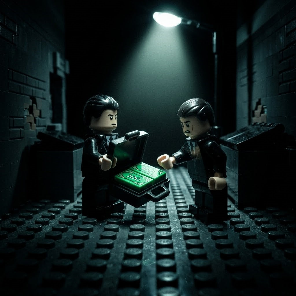 BrickBros $100 Bill Money Tile 2-Pack
