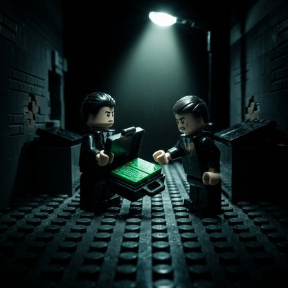 BrickBros $100 Bill Money Tile 2-Pack