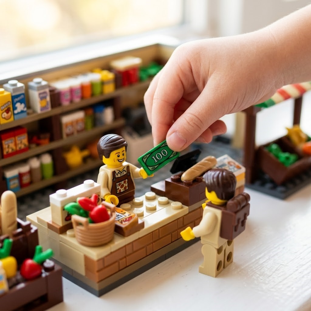 BrickBros $100 Bill Money Tile 2-Pack