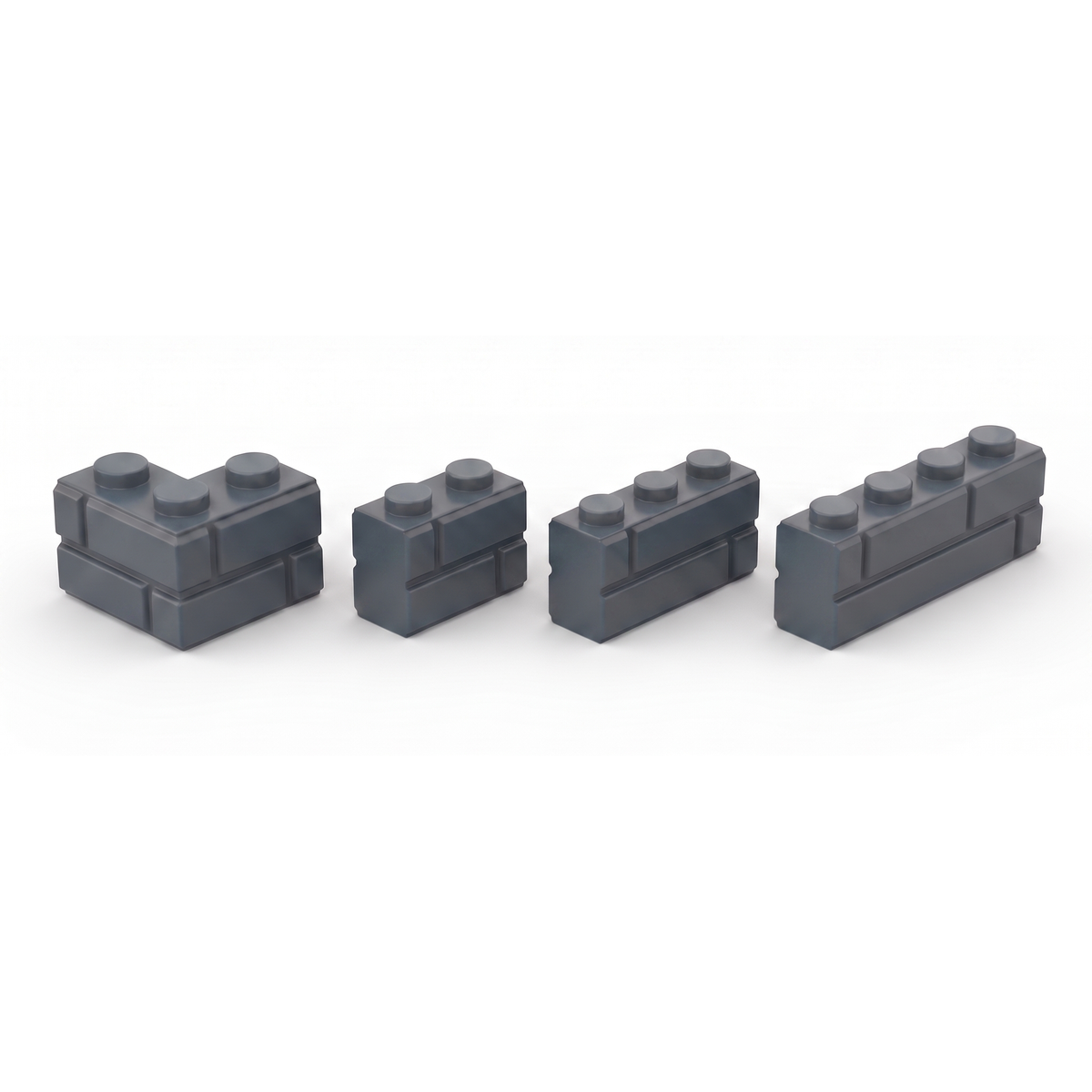 Masonry Style Bricks, Dark Gray