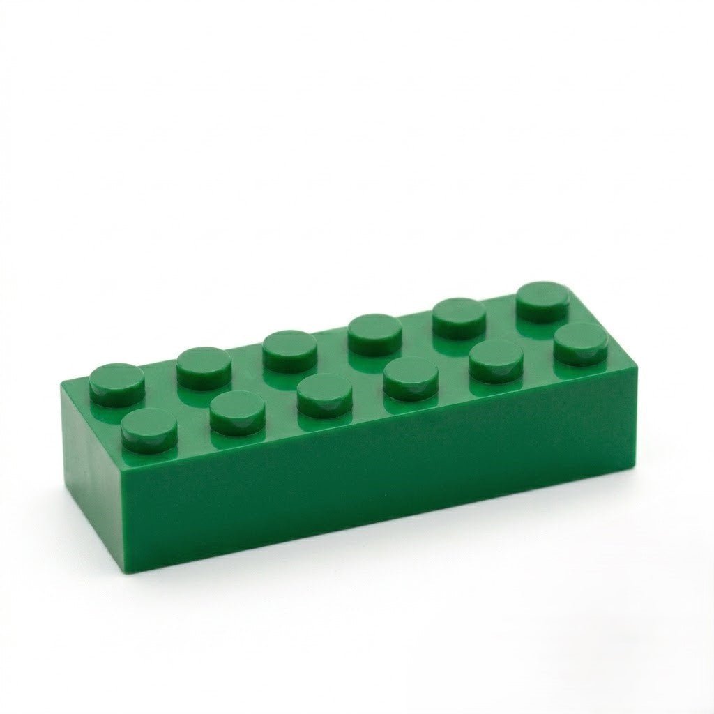 Single-Color Building Bricks 'Fat' 2x2 - 2x10 - Brick BrosBuilding Bricks