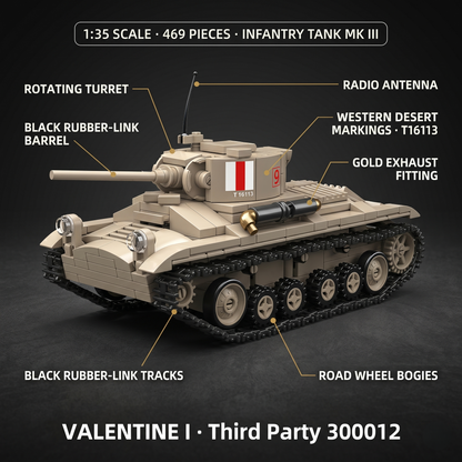Valentine Mk III Tank 1:35 Scale