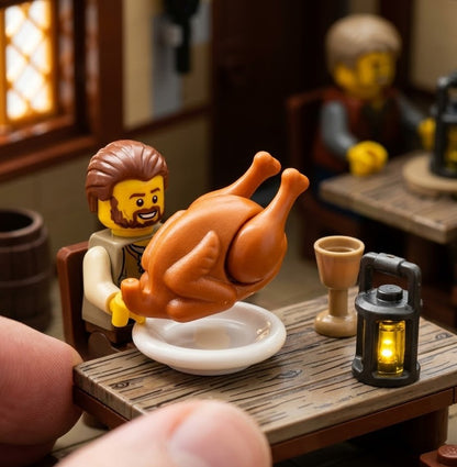 Mini Roast Bird Accessory Minifigure