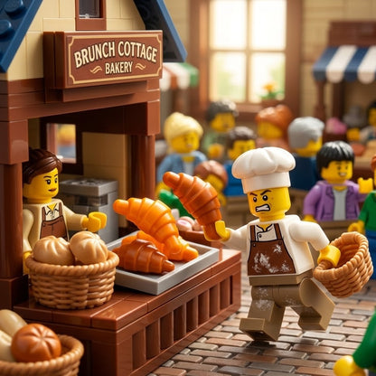Mini Croissant Accessory Minifigure