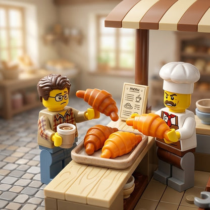 Mini Croissant Accessory Minifigure