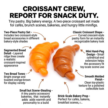 Mini Croissant Accessory Minifigure
