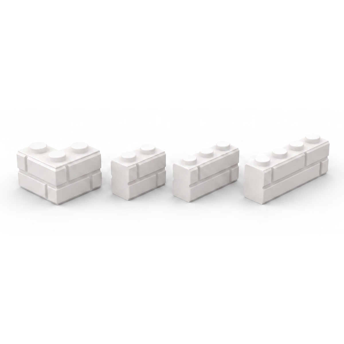 Masonry Style Bricks, White