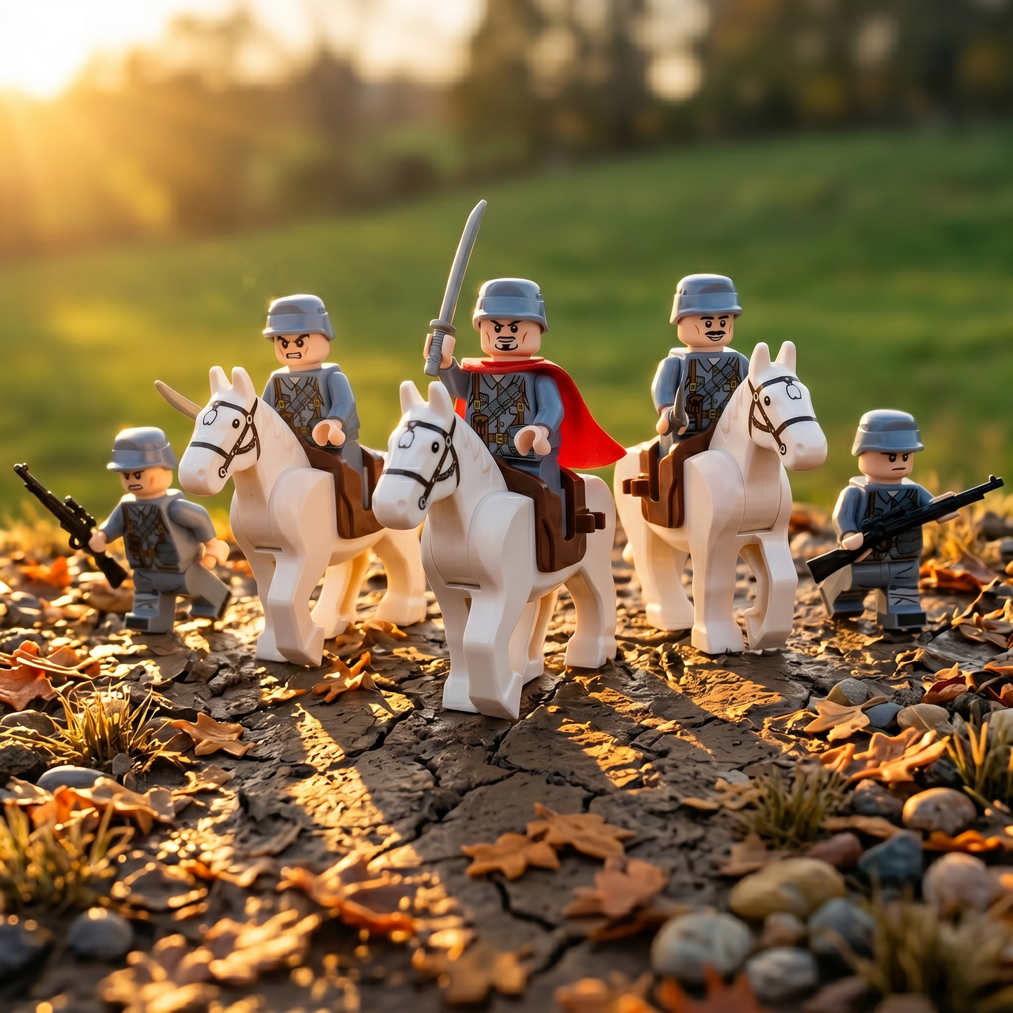 Chinese Republican Army Minifigures Set — 12 Soldiers