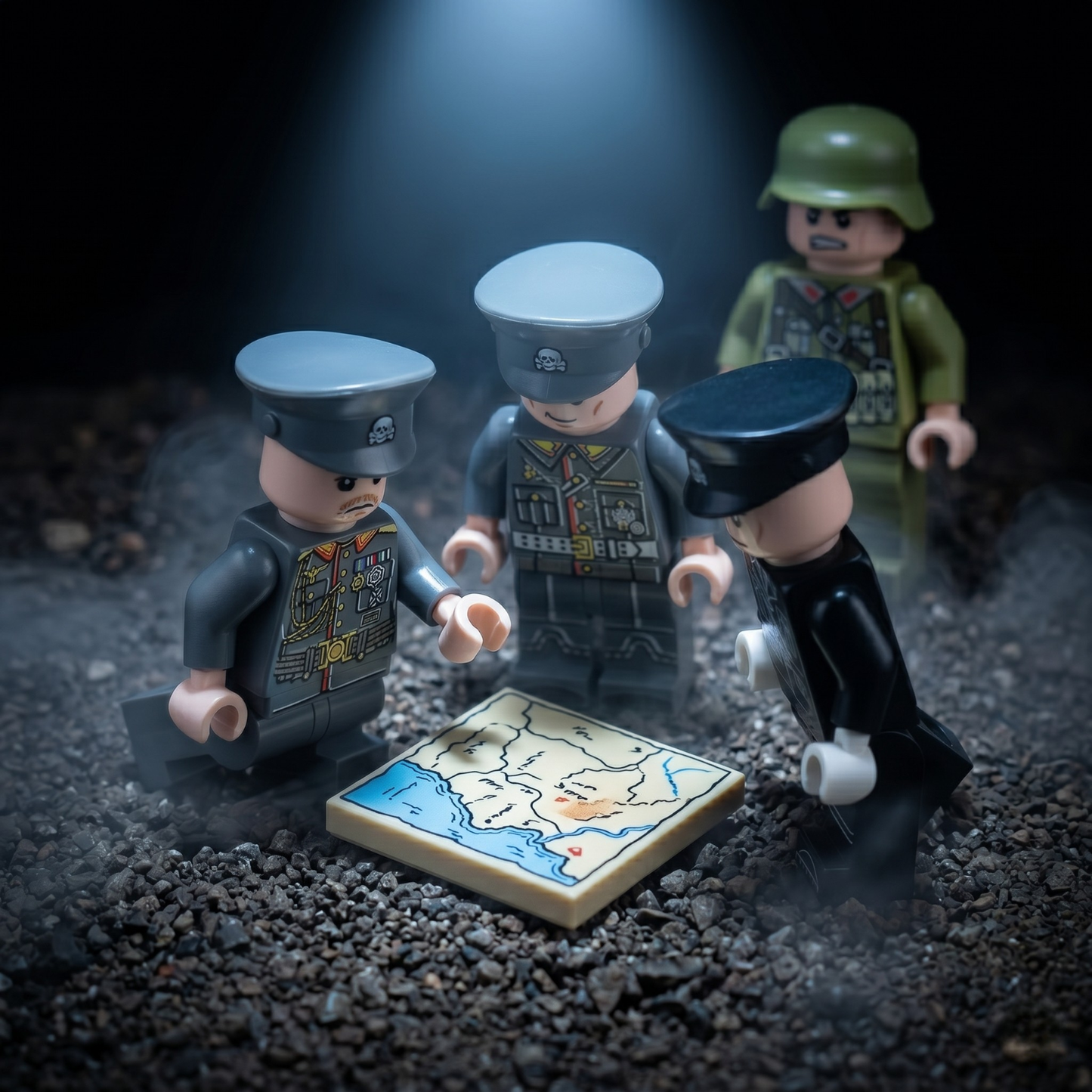 WWII German Command Officer Set — 8 Unique Soldiers