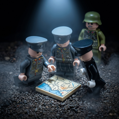 WWII German Command Officer Set — 8 Unique Soldiers