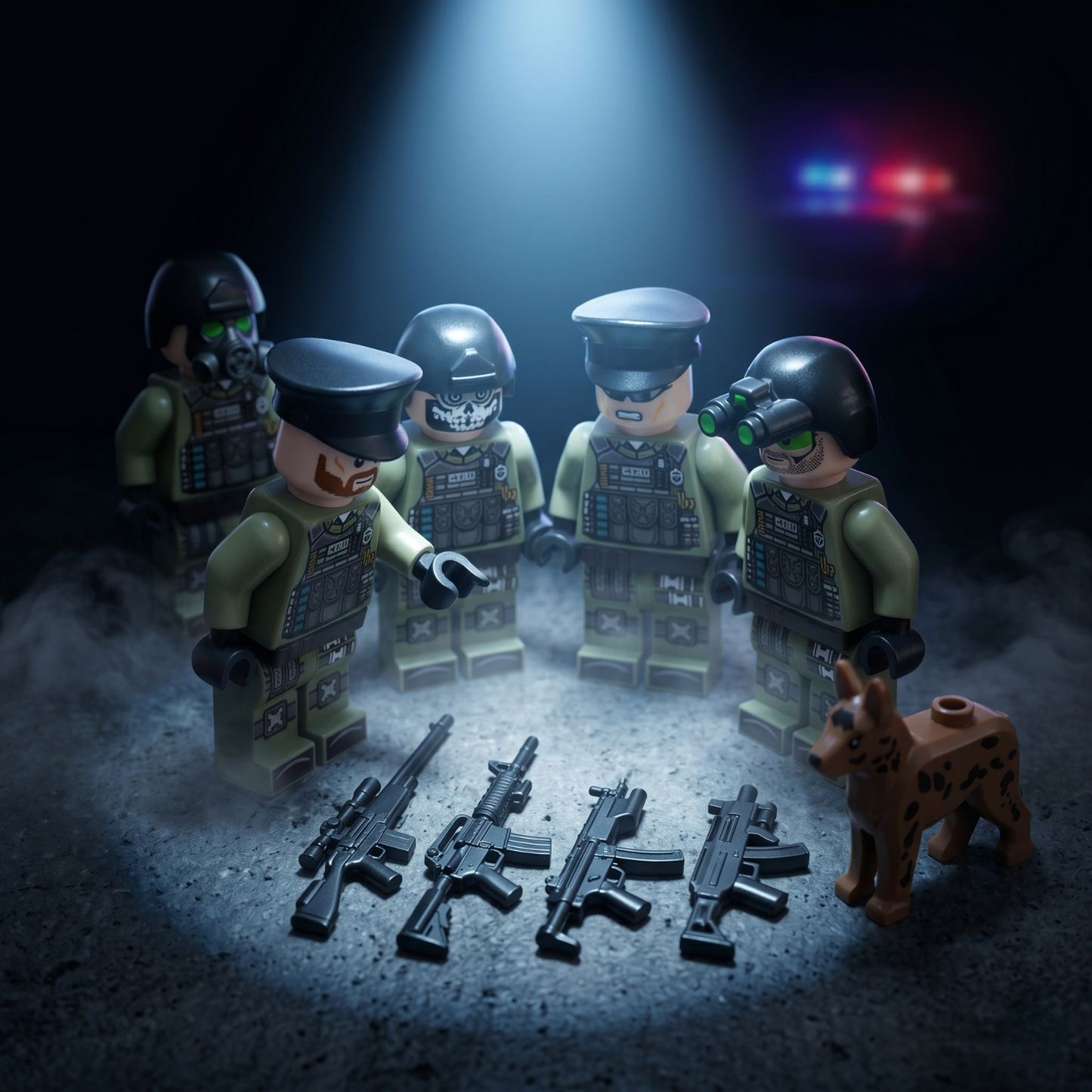 C.T.R.U HK Police Elite Unit — 12 Figures