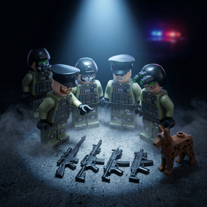 C.T.R.U HK Police Elite Unit — 12 Figures