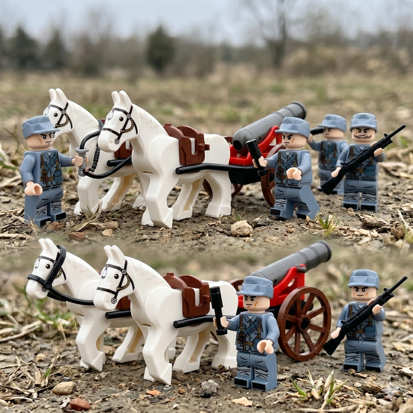 Chinese Republican Army Minifigures Set — 12 Soldiers