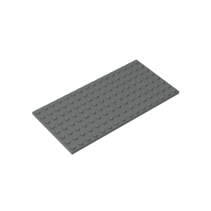 8x16 Dark Grey standard studded plate reference; one example piece