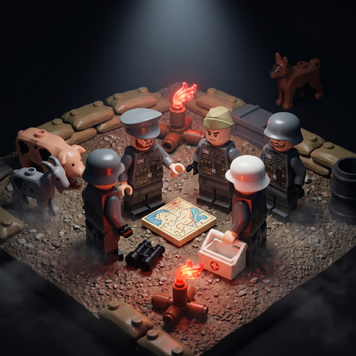 WWII German Minifigures Mega Set — 12 Figures