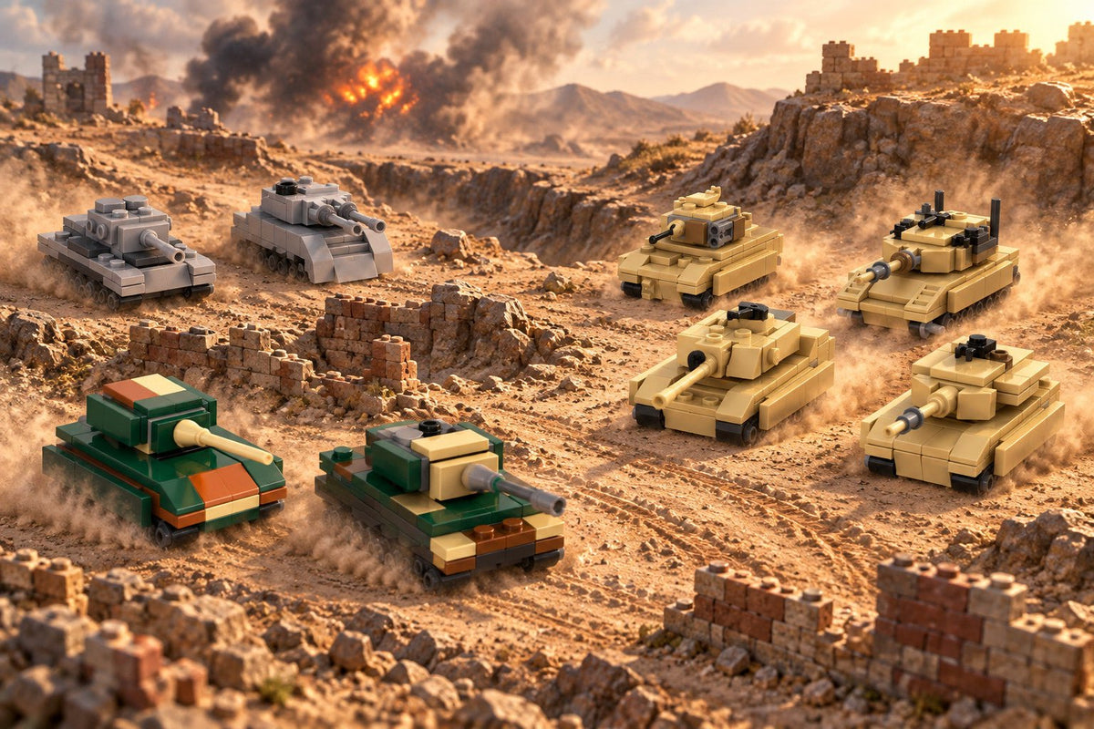Military Tank & Troop Vehicle Build Kits - Brick BrosMOC