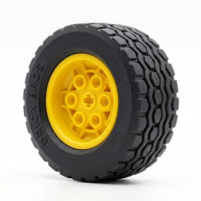 62×20mm Minifigure-Scale Wheel Assembly