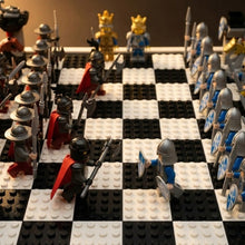 Knights Battle Chess Set - Blue vs Red Minifigure Armies