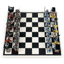 Knights Battle Chess Set - Blue vs Red Minifigure Armies