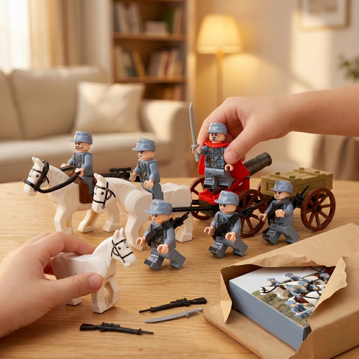 Chinese Republican Army Minifigures Set — 12 Soldiers