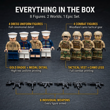US Marines Minifigures Set — 4 Combat Figures