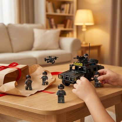 Police Minifigures Set — 12 Soldiers