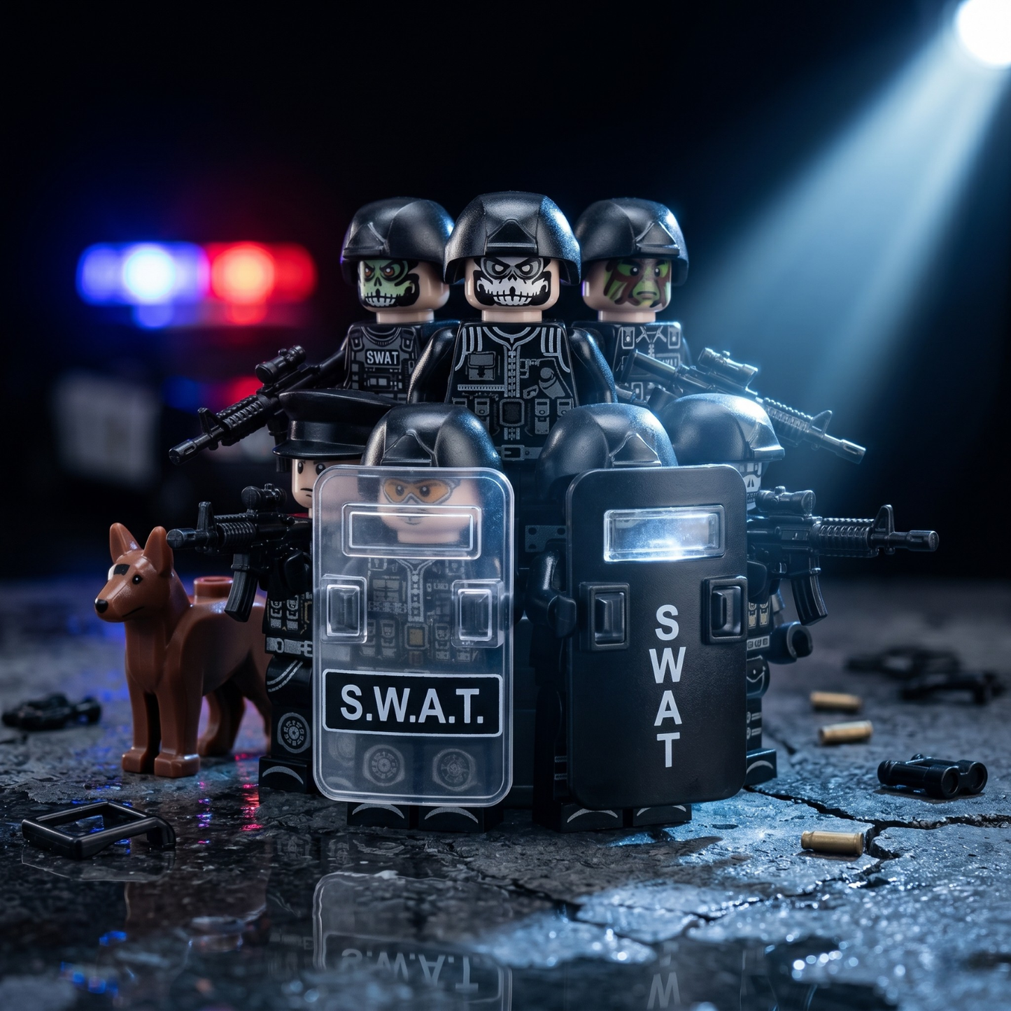 SWAT Police Minifigures Mega Set — 12 Figures