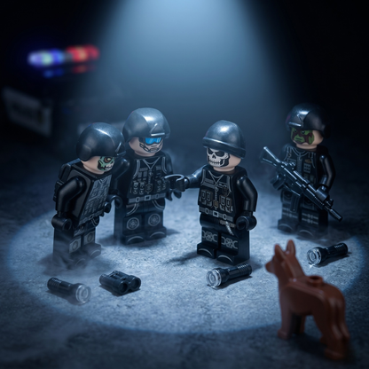 SWAT Police Minifigures Mega Set — 12 Figures